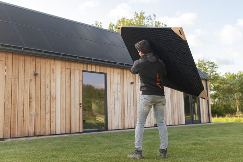 Energieneutraal huis met zonnepanelen