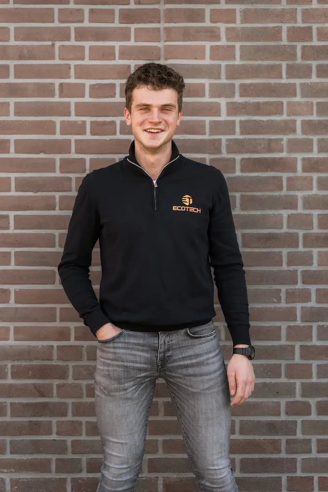 Bart van EcoTech installateur duurzame energie en elektrotechniek